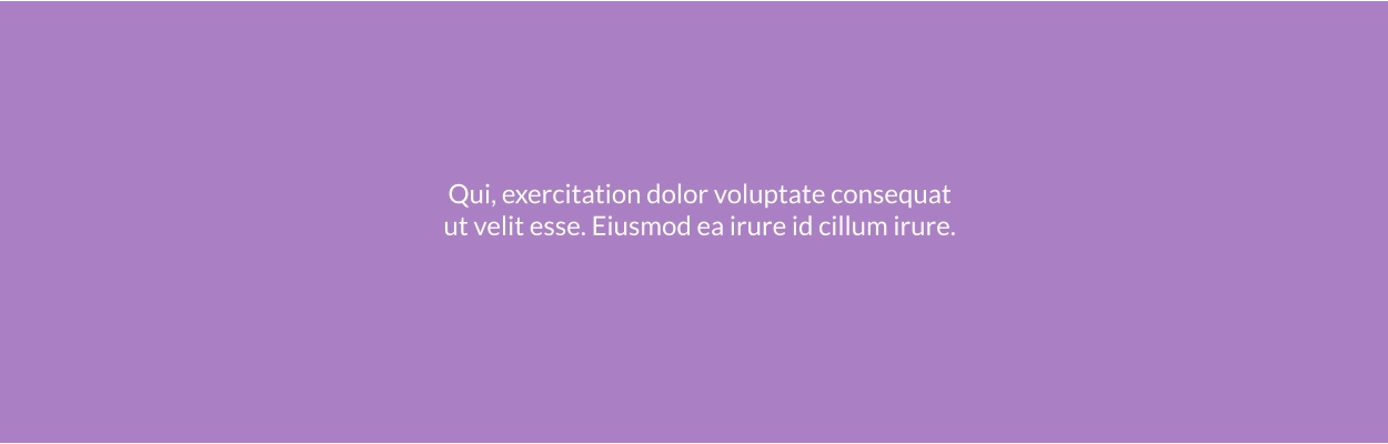 Qui, exercitation dolor voluptate consequat ut velit esse. Eiusmod ea irure id cillum irure.